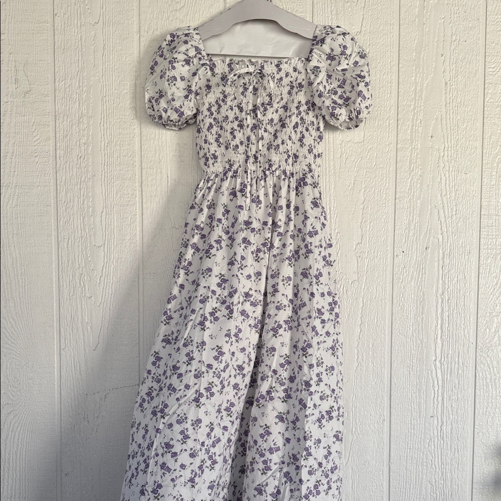 Floral Puff Sleeve Dress